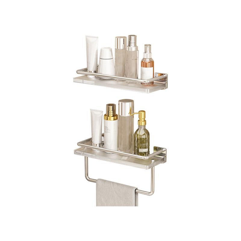 Modern Silver/Gold Bathroom Hardware Set Bath Shelf Bathroom Set Clearhalo 'Bathroom Hardware Sets' 'Bathroom Hardware' 'Bathroom Remodel & Bathroom Fixtures' 'bathroom_hardware_sets' 'Home Improvement' 'home_improvement' 'home_improvement_bathroom_hardware_sets' 1200x1200_e7b4359b-8bfe-43c4-ad03-3751616766eb