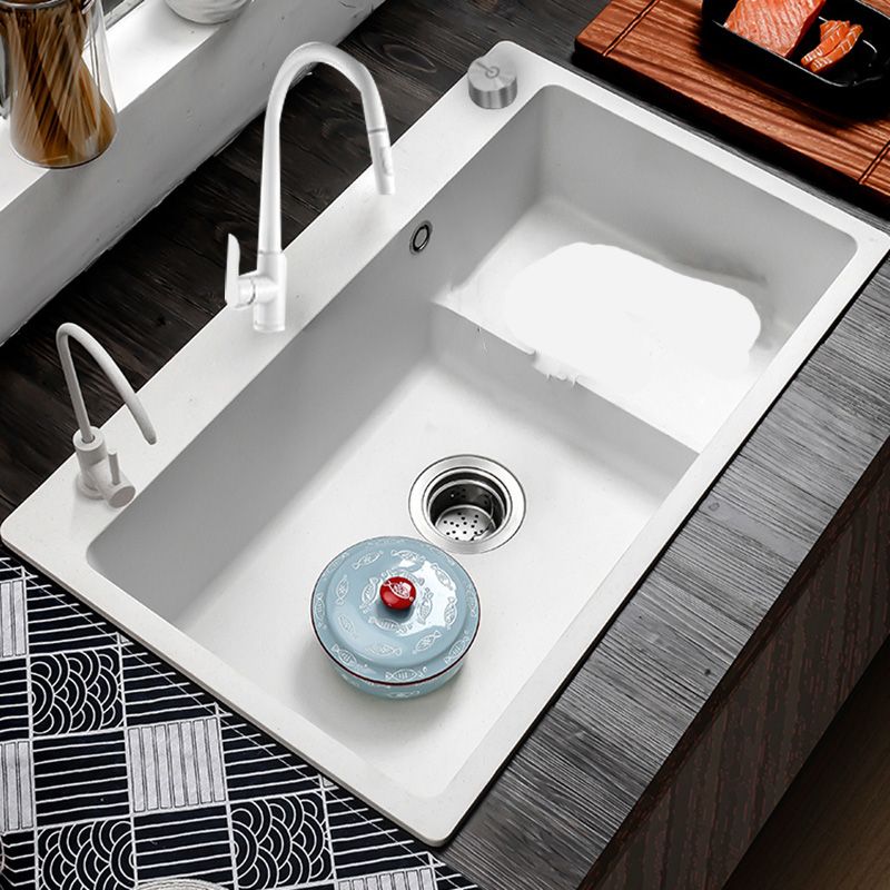 Modern Style Kitchen Sink Granite Kitchen Sink with Drain Assembly Clearhalo 'Home Improvement' 'home_improvement' 'home_improvement_kitchen_sinks' 'Kitchen Remodel & Kitchen Fixtures' 'Kitchen Sinks & Faucet Components' 'Kitchen Sinks' 'kitchen_sinks' 1200x1200_e7b5a864-17ff-49fb-ac4a-599f2f587542
