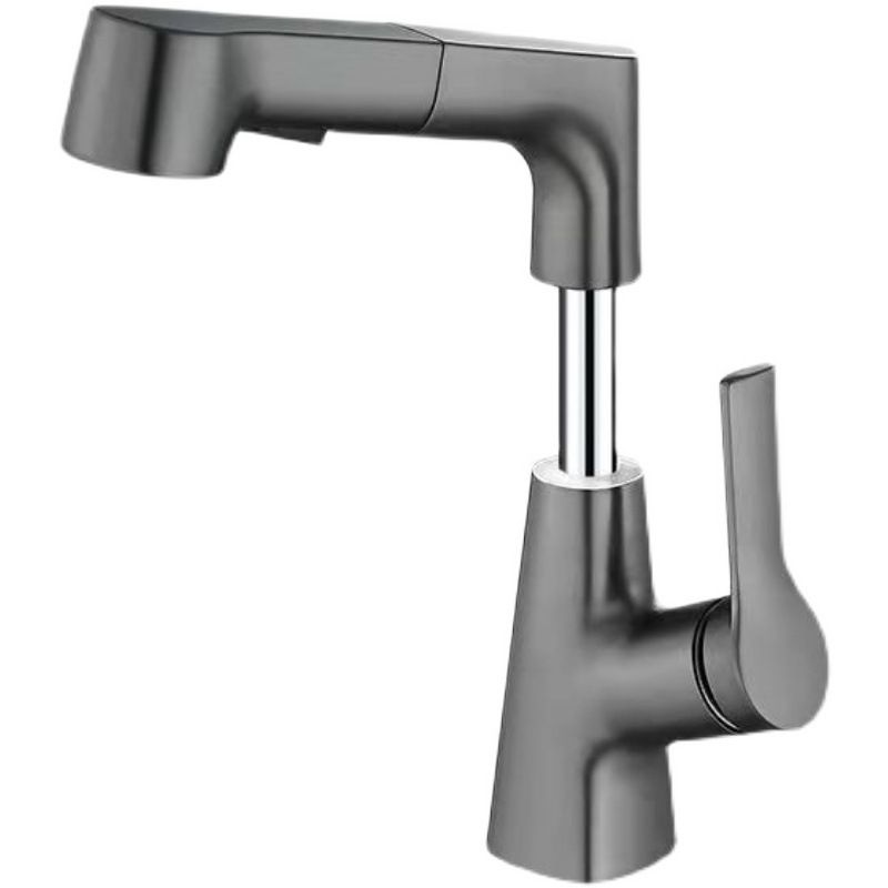 Modern Centerset Faucet Single Lever Handle Vessel Sink Bathroom Faucet Clearhalo 'Bathroom Remodel & Bathroom Fixtures' 'Bathroom Sink Faucets' 'Bathroom Sinks & Faucet Components' 'bathroom_sink_faucets' 'Home Improvement' 'home_improvement' 'home_improvement_bathroom_sink_faucets' 1200x1200_e84eecfd-0e70-435c-985c-b7557b44b619