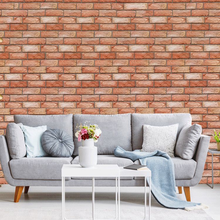 Artificial Brick Wall Panel Farmhouse Style Simple Home Living Room Panel Wall (5-pack) Clearhalo 'Flooring 'Home Improvement' 'home_improvement' 'home_improvement_wall_paneling' 'Wall Paneling' 'wall_paneling' 'Walls & Ceilings' Walls and Ceiling' 1200x1200_e8532b22-db98-4897-8c46-5f8e3937015c