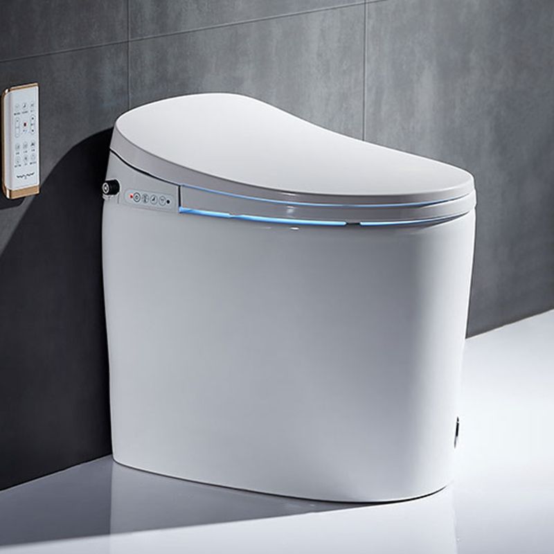 Elongated White Bidet 20.47" H One-Piece Smart Toilet Bidet with Dryer Clearhalo 'Bathroom Remodel & Bathroom Fixtures' 'Bidets' 'Home Improvement' 'home_improvement' 'home_improvement_bidets' 'Toilets & Bidets' 1200x1200_e85b4a69-23ed-4afd-8019-bc8068f9054c