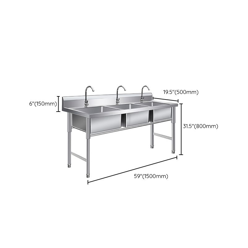 Basic Kitchen Sink Rectangular Workstation Sink with Faucets Clearhalo 'Home Improvement' 'home_improvement' 'home_improvement_kitchen_sinks' 'Kitchen Remodel & Kitchen Fixtures' 'Kitchen Sinks & Faucet Components' 'Kitchen Sinks' 'kitchen_sinks' 1200x1200_e865610c-77d0-4d8b-af35-610ae2f8a424