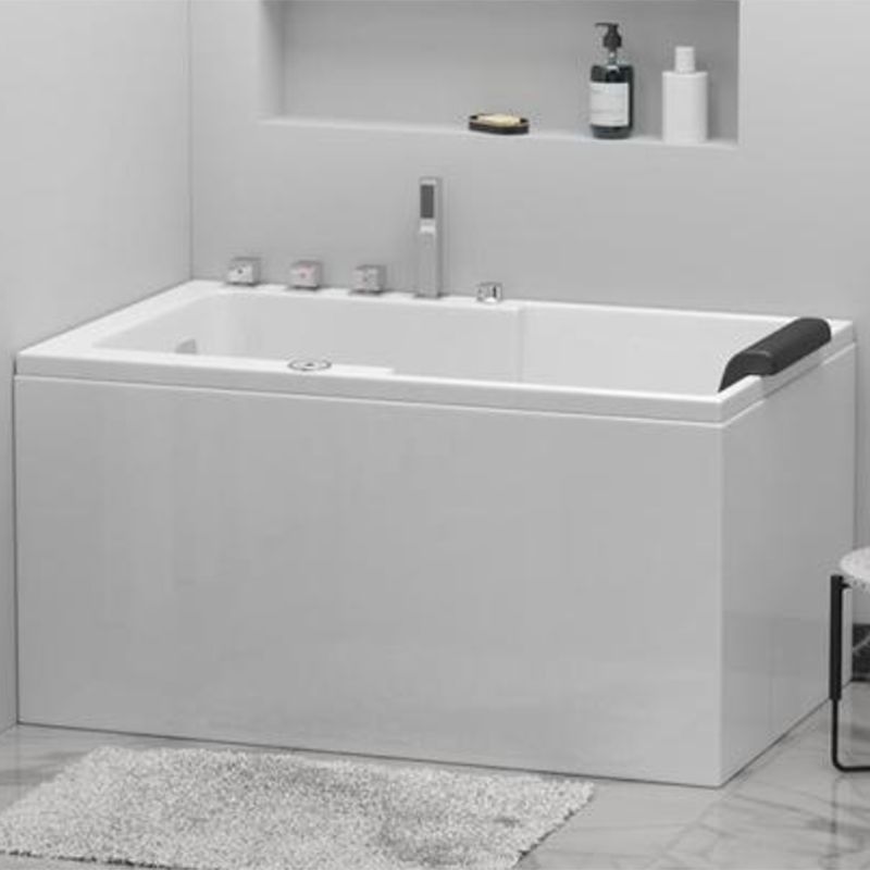 Modern Acrylic Rectangular Tub 29.53-inch Wide Soaking Bathtub Clearhalo 'Bathroom Remodel & Bathroom Fixtures' 'Bathtubs' 'Home Improvement' 'home_improvement' 'home_improvement_bathtubs' 'Showers & Bathtubs' 1200x1200_e879cdc9-fa20-43dc-9a62-fe94155e78bf