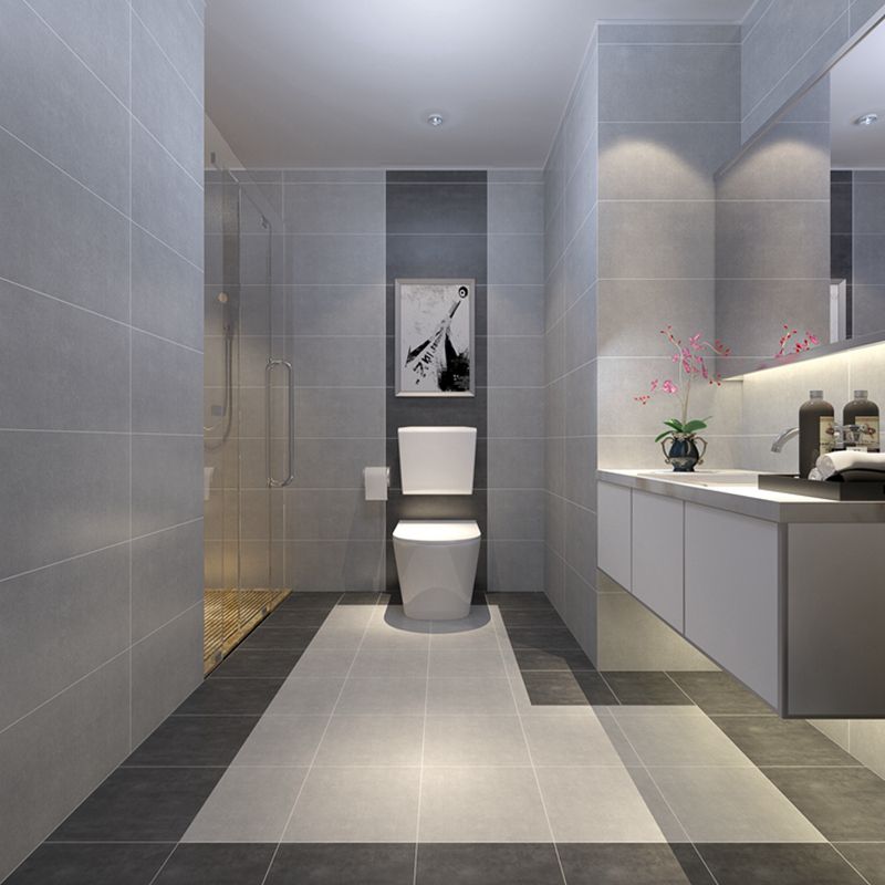 Rectangular Ceramic Matte Straight Edge Singular Tile No Pattern Kitchen Floor Clearhalo 'Floor Tiles & Wall Tiles' 'floor_tiles_wall_tiles' 'Flooring 'Home Improvement' 'home_improvement' 'home_improvement_floor_tiles_wall_tiles' Walls and Ceiling' 1200x1200_e8ace866-d9a3-4ef2-9b72-c8ea4ecb6aeb