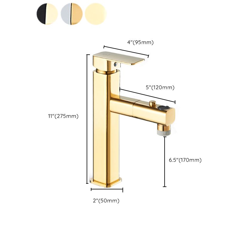 Light Luxury Bathroom Faucet Lever Handle Vessel Faucet with Swivel Spout Clearhalo 'Bathroom Remodel & Bathroom Fixtures' 'Bathroom Sink Faucets' 'Bathroom Sinks & Faucet Components' 'bathroom_sink_faucets' 'Home Improvement' 'home_improvement' 'home_improvement_bathroom_sink_faucets' 1200x1200_e92699bc-df6f-4a13-ac21-536500bb84dc