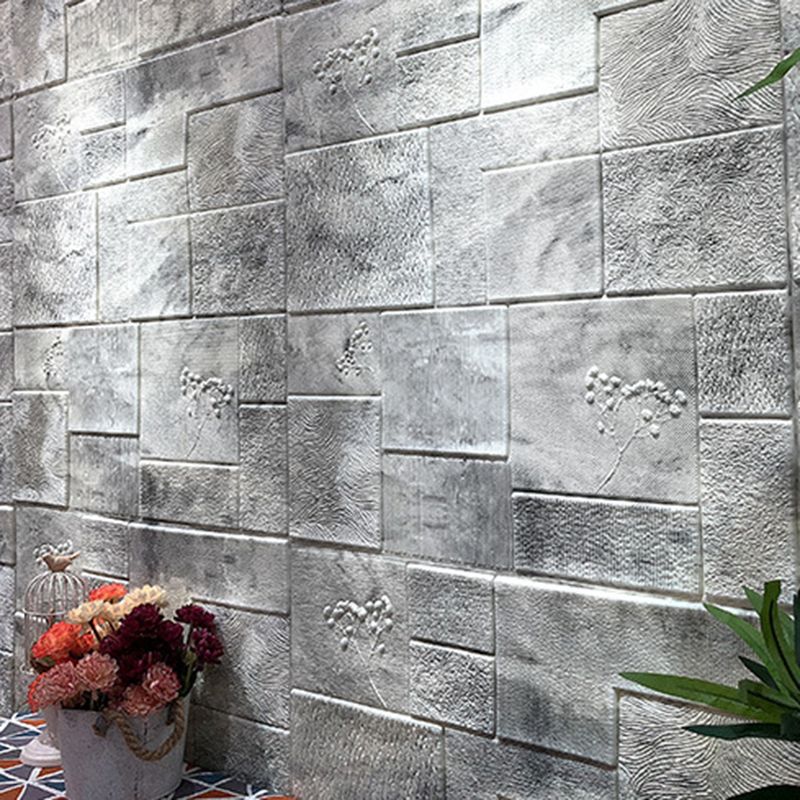 Industrial Wall Plank 3D Brick Bathroom Living Room Wall Panels Set of 1 Clearhalo 'Flooring 'Home Improvement' 'home_improvement' 'home_improvement_wall_paneling' 'Wall Paneling' 'wall_paneling' 'Walls & Ceilings' Walls and Ceiling' 1200x1200_e94b6899-0ce2-470f-a609-adc22e7933a5