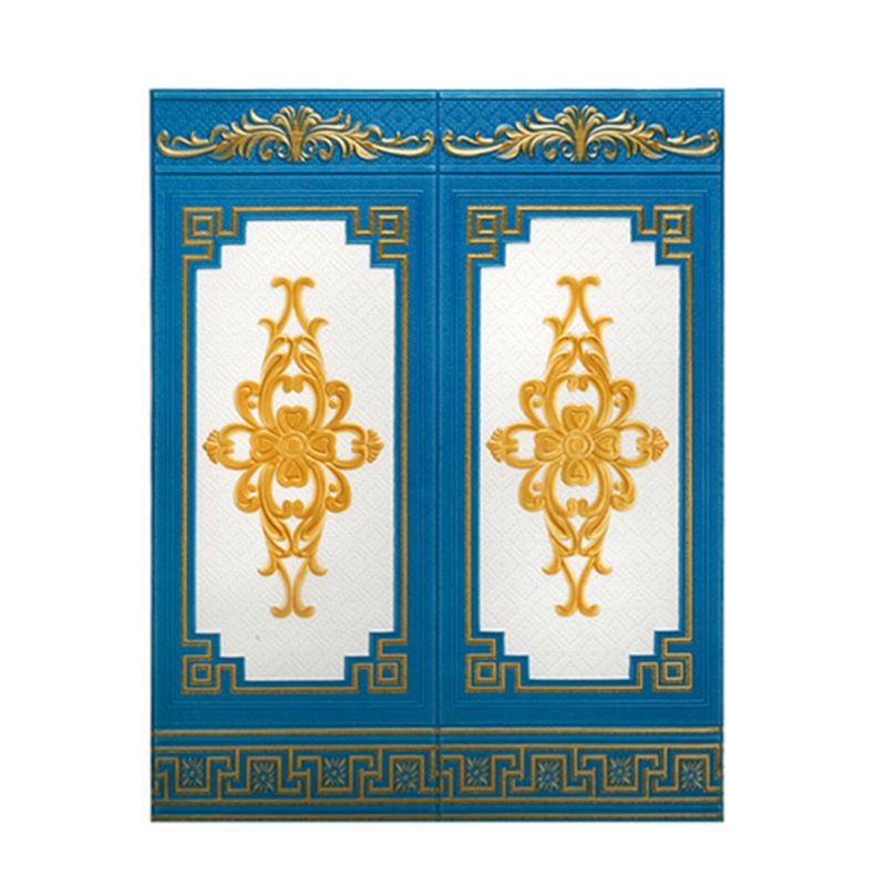 Glam Style Wall Panel Living Room 3D Embossed Waterproof Wall Paneling Clearhalo 'Flooring 'Home Improvement' 'home_improvement' 'home_improvement_wall_paneling' 'Wall Paneling' 'wall_paneling' 'Walls & Ceilings' Walls and Ceiling' 1200x1200_e9d68b27-25bd-42a8-aa3a-1c05d0b395fd