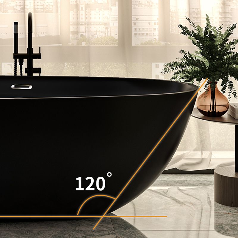 Acrylic-Fiberglass Oval Bathtub Contemporary Soaking Bathtub with Drain and Overflow Trim Clearhalo 'Bathroom Remodel & Bathroom Fixtures' 'Bathtubs' 'Home Improvement' 'home_improvement' 'home_improvement_bathtubs' 'Showers & Bathtubs' 1200x1200_e9dfbd76-2572-4984-8ca5-87e9b5c2ffd8