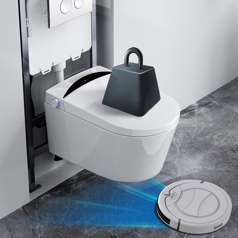 Modern Concealed Tank Toilet Skirted ABS Wall Mount Flush Toilet with Seat Clearhalo 'Bathroom Remodel & Bathroom Fixtures' 'Home Improvement' 'home_improvement' 'home_improvement_toilets' 'Toilets & Bidets' 'Toilets' 1200x1200_e9e9ac89-8f1a-4688-9857-11b088b24b57