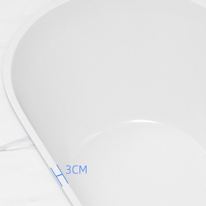 Contemporary Oval Drop-in Bathtub Soaking Acrylic Bath Tub in White Clearhalo 'Bathroom Remodel & Bathroom Fixtures' 'Bathtubs' 'Home Improvement' 'home_improvement' 'home_improvement_bathtubs' 'Showers & Bathtubs' 1200x1200_ea262877-6478-41be-8a25-6b5e59a0a868