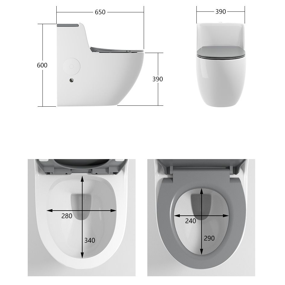Modern Elongated Toilet Bowl Siphon Jet Flush Toilet with Seat Clearhalo 'Bathroom Remodel & Bathroom Fixtures' 'Home Improvement' 'home_improvement' 'home_improvement_toilets' 'Toilets & Bidets' 'Toilets' 1200x1200_ea4b7394-63ea-43e8-8328-67a7bce707da