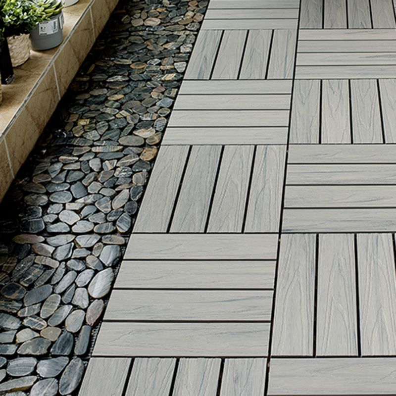 Square Decking Tiles Interlocking Striped Pattern Deck Plank Clearhalo 'Home Improvement' 'home_improvement' 'home_improvement_outdoor_deck_tiles_planks' 'Outdoor Deck Tiles & Planks' 'Outdoor Flooring & Tile' 'Outdoor Remodel' 'outdoor_deck_tiles_planks' 1200x1200_ea67f446-34af-45ee-9fa4-a7c8fe193dec