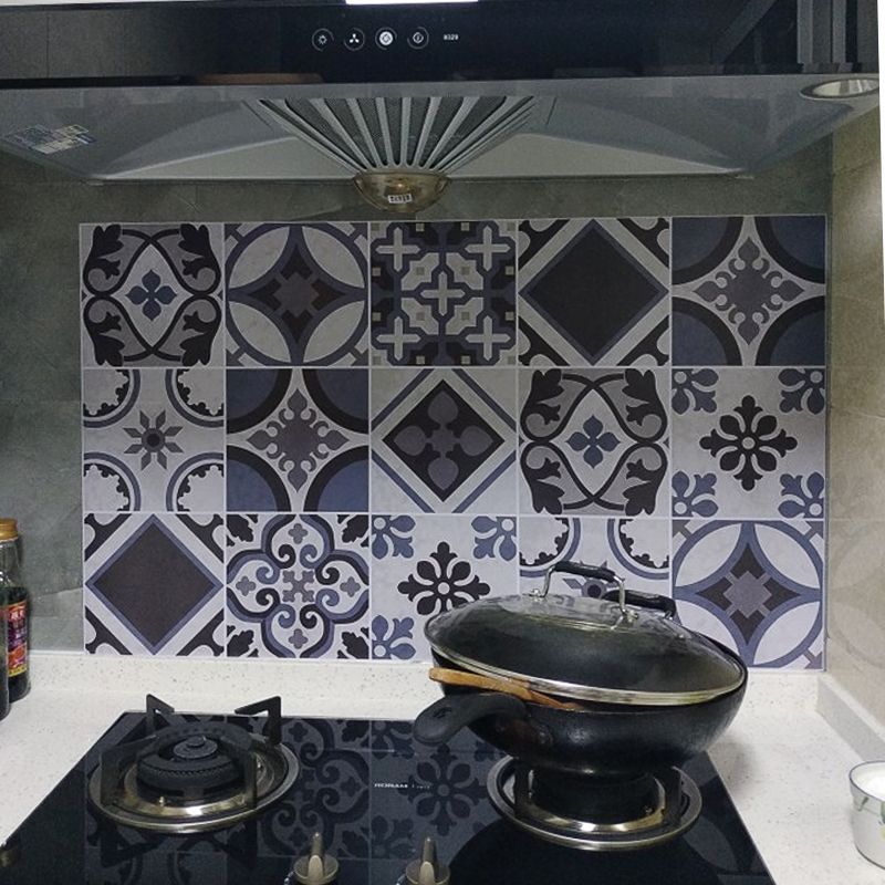 Kitchen Wall Tile Peel and Stick Floral Print Stick Wallpaper Clearhalo 'Flooring 'Home Improvement' 'home_improvement' 'home_improvement_peel_stick_blacksplash' 'Peel & Stick Backsplash Tile' 'peel_stick_blacksplash' 'Walls & Ceilings' Walls and Ceiling' 1200x1200_ea744963-72a4-49b8-b01f-dae933426181