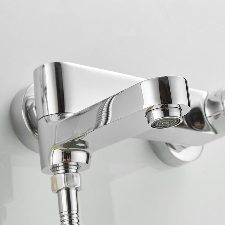 Modern Lever Handle Bath Faucet Trim Wall Mounted Bathtub Faucet Clearhalo 'Bathroom Remodel & Bathroom Fixtures' 'Bathtub Faucets' 'bathtub_faucets' 'Home Improvement' 'home_improvement' 'home_improvement_bathtub_faucets' 1200x1200_eb58964e-c13f-4794-a6fe-d8304c4c14cf