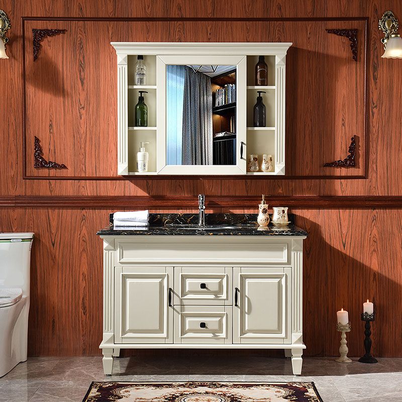 Freestanding Mirror Included Bathroom Sink Vanity with Sink Faucet Clearhalo 'Bathroom Remodel & Bathroom Fixtures' 'Bathroom Vanities' 'bathroom_vanities' 'Home Improvement' 'home_improvement' 'home_improvement_bathroom_vanities' 1200x1200_eb7b2187-6fc7-4e27-9abd-f50e874638da