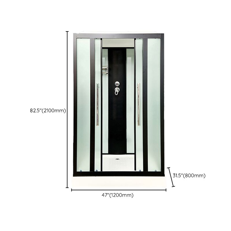 Shower Stall Shower Stall Tempered Glass Shower Stall with Ceiling Clearhalo 'Bathroom Remodel & Bathroom Fixtures' 'Home Improvement' 'home_improvement' 'home_improvement_shower_stalls_enclosures' 'Shower Stalls & Enclosures' 'shower_stalls_enclosures' 'Showers & Bathtubs' 1200x1200_eb84d313-a2cb-4fa6-9175-2c9acf99cd62