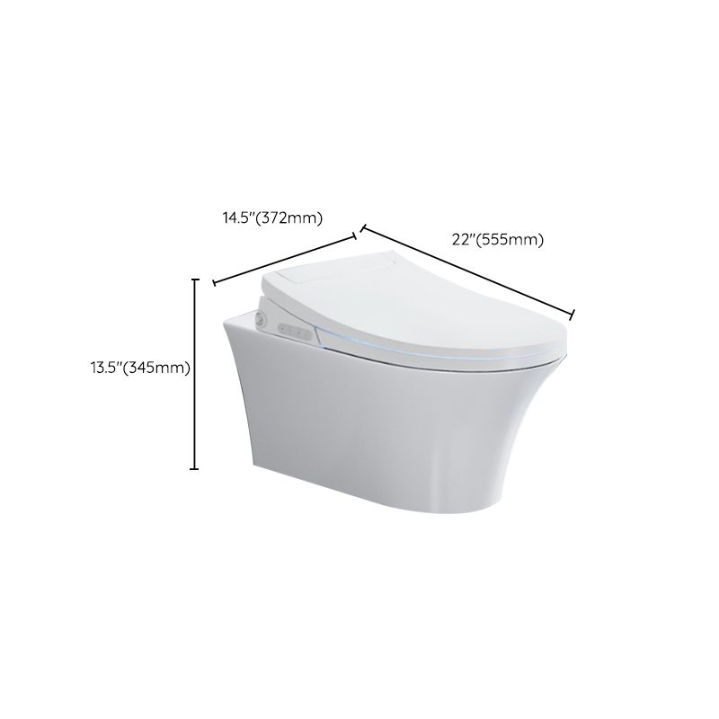 Contemporary White Wall Hung Toilet Set with Soft Close Bidet Seat Clearhalo 'Bathroom Remodel & Bathroom Fixtures' 'Bidets' 'Home Improvement' 'home_improvement' 'home_improvement_bidets' 'Toilets & Bidets' 1200x1200_eba73dbf-5883-49d0-a1d3-afb1121a856b
