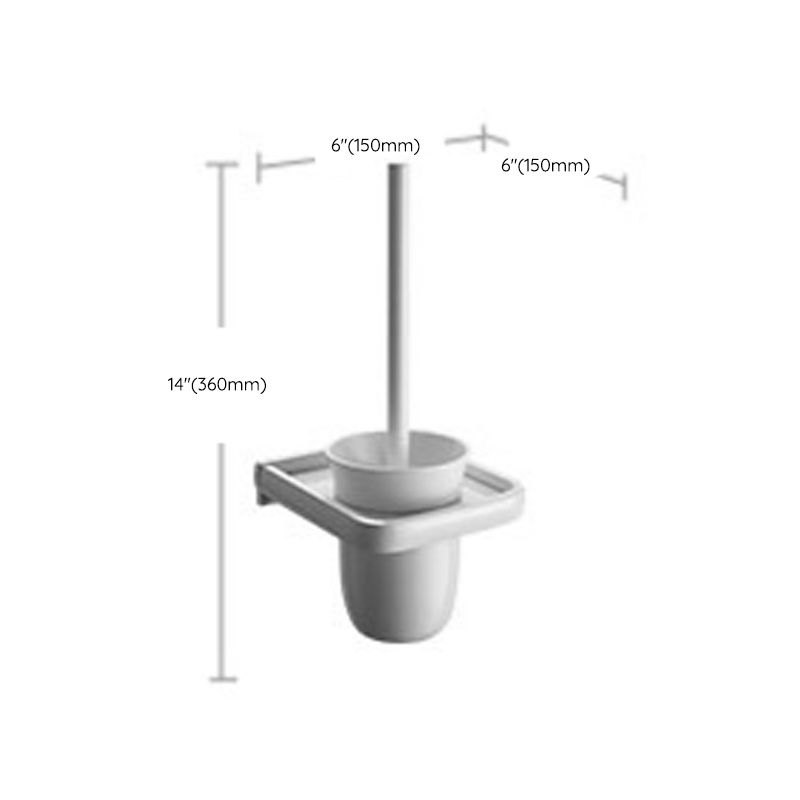 Aluminum Bath Hardware Set Modern White Bathroom Accessory Set Clearhalo 'Bathroom Hardware Sets' 'Bathroom Hardware' 'Bathroom Remodel & Bathroom Fixtures' 'bathroom_hardware_sets' 'Home Improvement' 'home_improvement' 'home_improvement_bathroom_hardware_sets' 1200x1200_ebb7fc37-572f-4fd0-ade1-3ecc5e2728ae