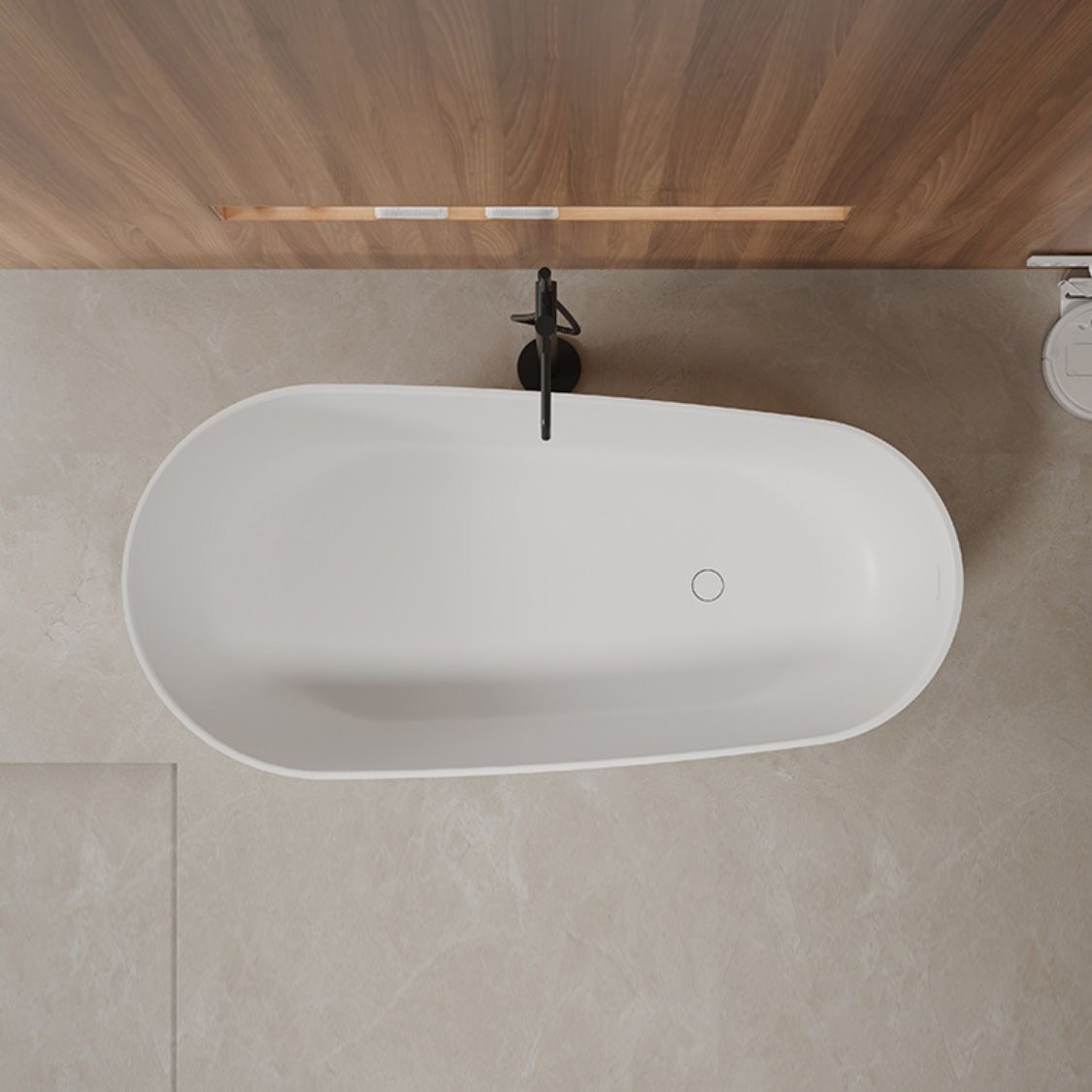 Modern Antique Finish Soaking Bathtub Stand Alone Oval Bath Tub Clearhalo 'Bathroom Remodel & Bathroom Fixtures' 'Bathtubs' 'Home Improvement' 'home_improvement' 'home_improvement_bathtubs' 'Showers & Bathtubs' 1200x1200_ec0a2844-2dea-402a-8b15-bf8adad879a4