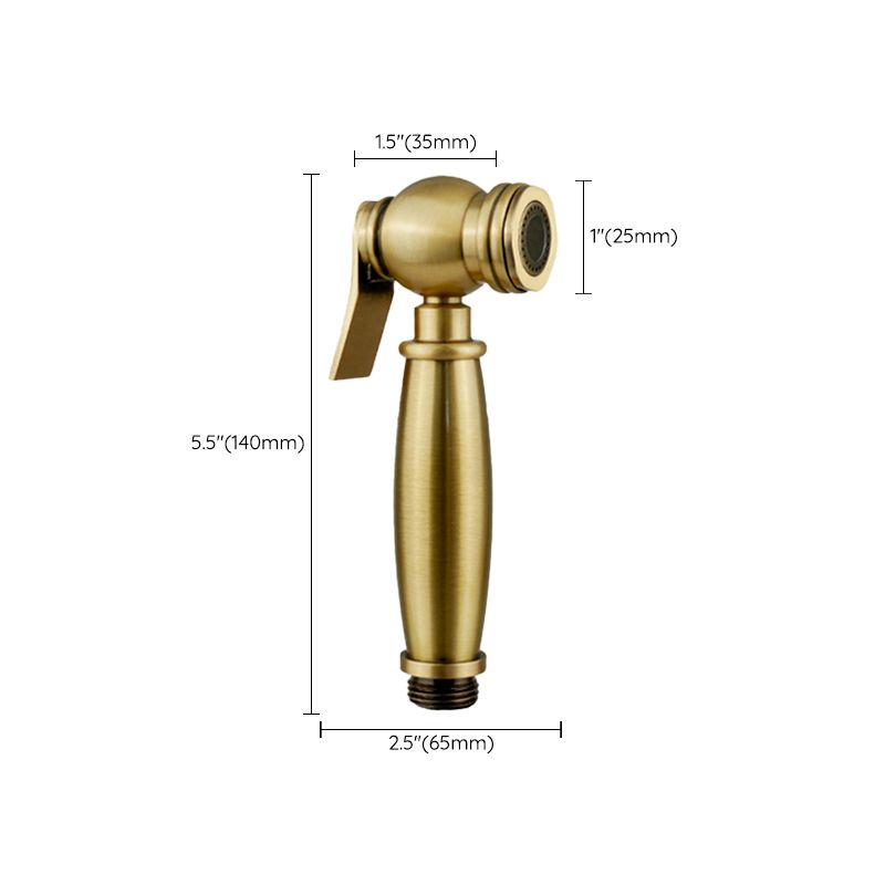 Traditional Style Shower Head in Brass Single Spray Wall-Mount Showerhead Clearhalo 'Bathroom Remodel & Bathroom Fixtures' 'Home Improvement' 'home_improvement' 'home_improvement_shower_heads' 'Shower Heads' 'shower_heads' 'Showers & Bathtubs Plumbing' 'Showers & Bathtubs' 1200x1200_ec15159e-cec5-405e-80f4-0ffe2805544b