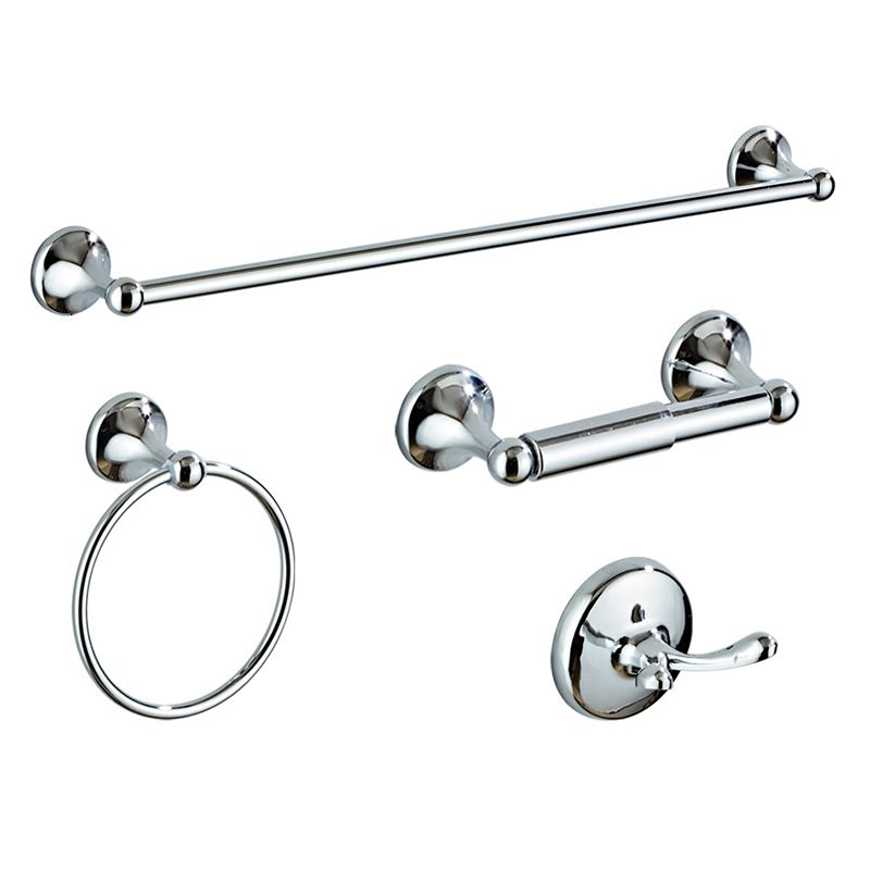 Metal Bathroom Set Traditional Style Chrome Bathroom Hardware Set Clearhalo 'Bathroom Hardware Sets' 'Bathroom Hardware' 'Bathroom Remodel & Bathroom Fixtures' 'bathroom_hardware_sets' 'Home Improvement' 'home_improvement' 'home_improvement_bathroom_hardware_sets' 1200x1200_ec234f7b-a30a-4ac3-b50c-e38006be3ae2