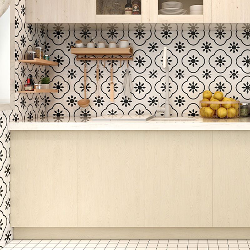 Classical Kitchen Backsplash Tile Plaid Pattern Peel and Stick Backsplash Tile Clearhalo 'Flooring 'Home Improvement' 'home_improvement' 'home_improvement_peel_stick_blacksplash' 'Peel & Stick Backsplash Tile' 'peel_stick_blacksplash' 'Walls & Ceilings' Walls and Ceiling' 1200x1200_ed2320ca-f9e1-42f6-a43c-dd4ebf7831e1