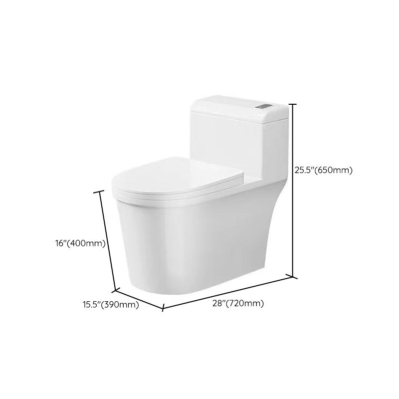 Modern 1-Piece Toilet Floor Mounted White Urine Toilet with Slow Close Seat for Bathroom Clearhalo 'Bathroom Remodel & Bathroom Fixtures' 'Home Improvement' 'home_improvement' 'home_improvement_toilets' 'Toilets & Bidets' 'Toilets' 1200x1200_ed2328bf-0ede-475c-964d-45c181774d37