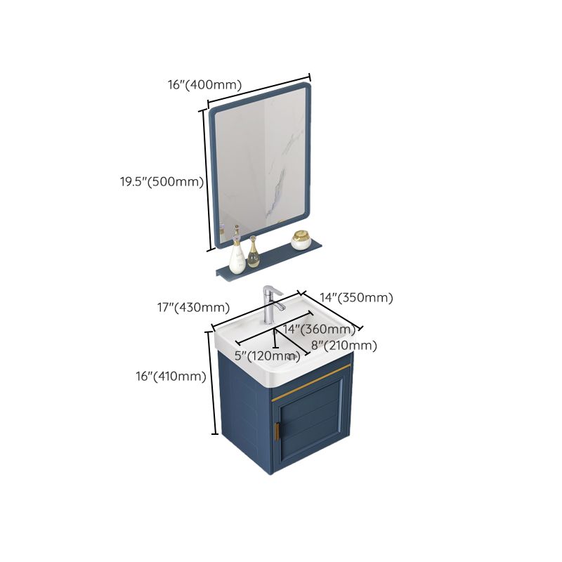 Bathroom Vanity Set Ceramic Sink Drawer Mirror Vanity with Faucet Clearhalo 'Bathroom Remodel & Bathroom Fixtures' 'Bathroom Vanities' 'bathroom_vanities' 'Home Improvement' 'home_improvement' 'home_improvement_bathroom_vanities' 1200x1200_ed25f761-5374-4fcd-9b2d-9c12ae23e6d4