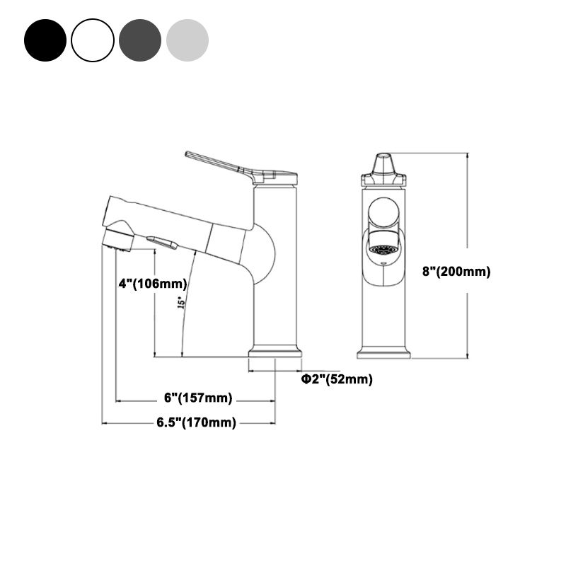 Circular Single Handle Bathroom Faucet Single Hole Vessel Sink Faucet with Swivel Clearhalo 'Bathroom Remodel & Bathroom Fixtures' 'Bathroom Sink Faucets' 'Bathroom Sinks & Faucet Components' 'bathroom_sink_faucets' 'Home Improvement' 'home_improvement' 'home_improvement_bathroom_sink_faucets' 1200x1200_ed497e4d-7177-4fab-9337-9bf0a5c173ff