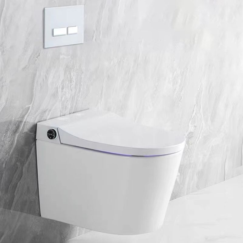 Elongated Wall Mounted Bidet Smart Bidet with Warm Air Dryer Clearhalo 'Bathroom Remodel & Bathroom Fixtures' 'Bidets' 'Home Improvement' 'home_improvement' 'home_improvement_bidets' 'Toilets & Bidets' 1200x1200_ed8a8eee-2e52-4ab7-87f7-5345d9a25692