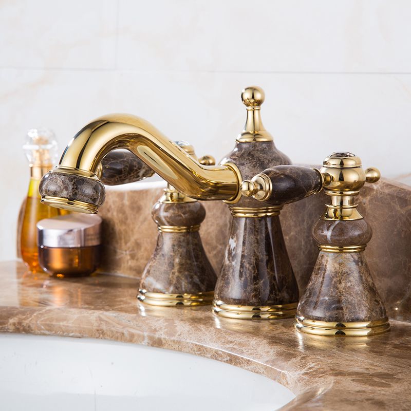 Widespread Bathroom Faucet Low Arc 3 Holes Lever Handles Faucet Clearhalo 'bathroom_sink_faucets' 'Conjunta de Baño y Conjunta de Grifo' 'Coronamiento de Baño y Dispositivo de Baño' 'Grifo del lavabo del baño' 'Hogar' 'home_improvement' 'home_improvement_bathroom_sink_faucets' 'Mejoras para el hogar' 1200x1200_ed8e4465-db48-479b-b075-82772d6fb800