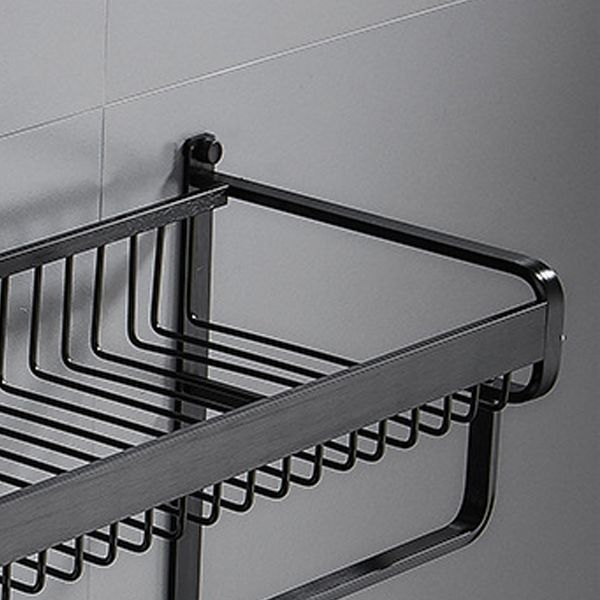 Black / Sliver Bathroom Accessory Aluminum Hardware Set Bath Shelf Clearhalo 'Bathroom Hardware Sets' 'Bathroom Hardware' 'Bathroom Remodel & Bathroom Fixtures' 'bathroom_hardware_sets' 'Home Improvement' 'home_improvement' 'home_improvement_bathroom_hardware_sets' 1200x1200_ede6cf92-d01b-4136-9706-80ecd79d0a1c