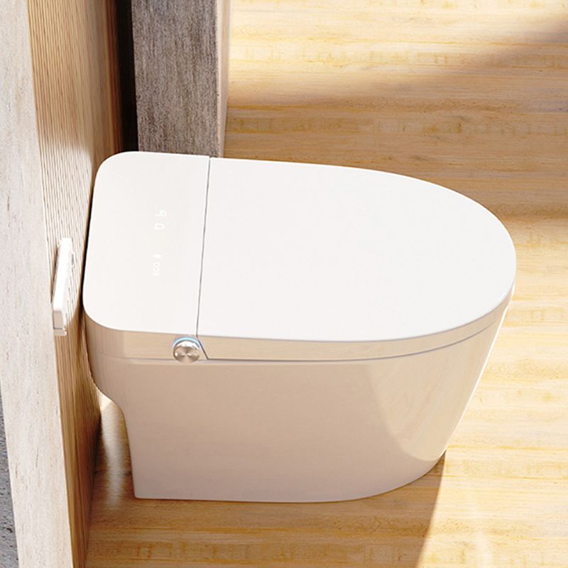 Elongated 15" W Floor Mounted Smart Bidet with Unlimited Warm Water Clearhalo 'Bathroom Remodel & Bathroom Fixtures' 'Bidets' 'Home Improvement' 'home_improvement' 'home_improvement_bidets' 'Toilets & Bidets' 1200x1200_edeb5821-e173-4c53-9790-f6fa7efbf31b