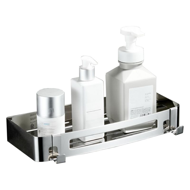 Modern Bathroom Hardware Set Silver Bath Shelf Bath Hardware Set Clearhalo 'Bathroom Hardware Sets' 'Bathroom Hardware' 'Bathroom Remodel & Bathroom Fixtures' 'bathroom_hardware_sets' 'Home Improvement' 'home_improvement' 'home_improvement_bathroom_hardware_sets' 1200x1200_ee0dd4aa-4e41-4589-92b1-2224220822a5