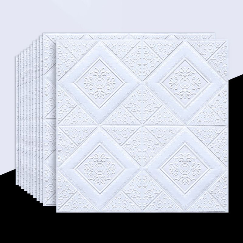 3D Embossed Interior Wall Paneling Peel and Stick Geometric Texture Wall Paneling Clearhalo 'Flooring 'Home Improvement' 'home_improvement' 'home_improvement_wall_paneling' 'Wall Paneling' 'wall_paneling' 'Walls & Ceilings' Walls and Ceiling' 1200x1200_ee3908ce-9017-40cc-9e84-304031320da2