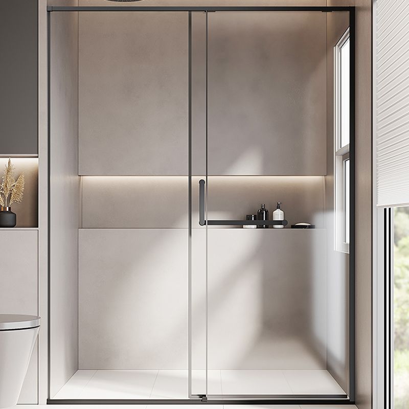 Transparent Shower Bath Door Semi Frameless Shower Bath Door Clearhalo 'Bathroom Remodel & Bathroom Fixtures' 'Home Improvement' 'home_improvement' 'home_improvement_shower_tub_doors' 'Shower and Tub Doors' 'shower_tub_doors' 'Showers & Bathtubs' 1200x1200_ee594ae0-fd26-4a26-8ddd-c010d6e55c60