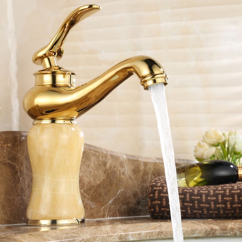 Luxury Vessel Faucet Lever Handle Low Arc Vessel Sink Bathroom Faucet Clearhalo 'Bathroom Remodel & Bathroom Fixtures' 'Bathroom Sink Faucets' 'Bathroom Sinks & Faucet Components' 'bathroom_sink_faucets' 'Home Improvement' 'home_improvement' 'home_improvement_bathroom_sink_faucets' 1200x1200_ee6505e1-5796-45de-aa7c-5ed4eeb4315b