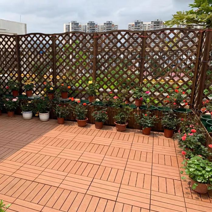 Outdoor Patio Decktile 11.8" x 11.8" Composite Decking Tiles Clearhalo 'Home Improvement' 'home_improvement' 'home_improvement_outdoor_deck_tiles_planks' 'Outdoor Deck Tiles & Planks' 'Outdoor Flooring & Tile' 'Outdoor Remodel' 'outdoor_deck_tiles_planks' 1200x1200_ee68b9ee-a9b0-4081-a458-5e07bf022b3a