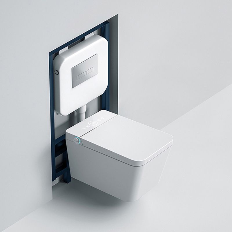 Antimicrobial Wall Mounted Bidet Smart Bidet with Heated Seat Clearhalo 'Bathroom Remodel & Bathroom Fixtures' 'Bidets' 'Home Improvement' 'home_improvement' 'home_improvement_bidets' 'Toilets & Bidets' 1200x1200_ee90a18d-2d46-4cae-b59a-1df93b84c11b