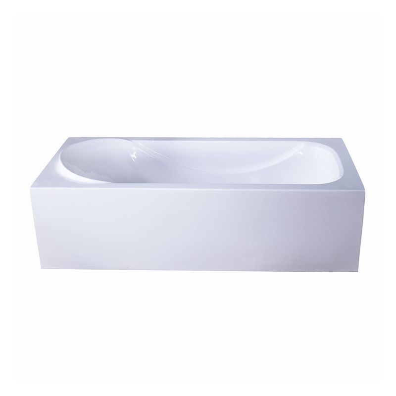 Soaking Bathtub Acrylic Antique Finish Rectangular Back to Wall Bath Tub Clearhalo 'Bathroom Remodel & Bathroom Fixtures' 'Bathtubs' 'Home Improvement' 'home_improvement' 'home_improvement_bathtubs' 'Showers & Bathtubs' 1200x1200_eeb73b9f-f3d2-43ad-ba86-b7bc2f8ea8c1