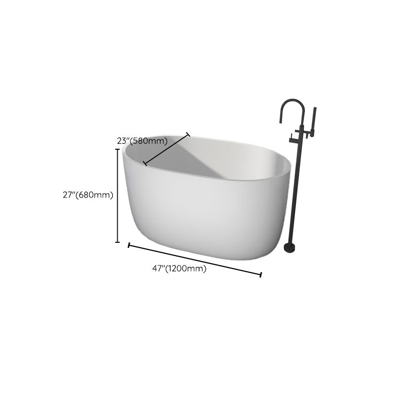 Modern Acrylic Ellipse White Bathtub Back to Wall with Drain Bath Tub Clearhalo 'Bathroom Remodel & Bathroom Fixtures' 'Bathtubs' 'Home Improvement' 'home_improvement' 'home_improvement_bathtubs' 'Showers & Bathtubs' 1200x1200_efb3e35d-bac0-4b75-a3ab-fdf5a9aad3df