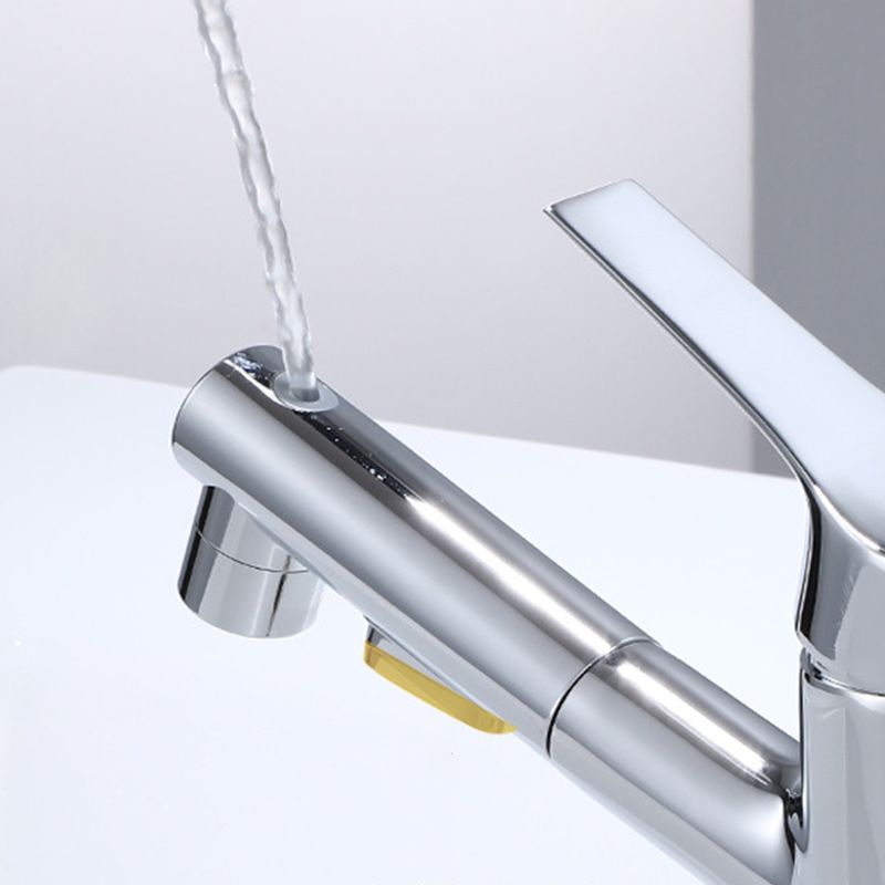 Modern Sink Faucet Solid Color Metal Vessel Sink Bathroom Faucet Clearhalo 'Bathroom Remodel & Bathroom Fixtures' 'Bathroom Sink Faucets' 'Bathroom Sinks & Faucet Components' 'bathroom_sink_faucets' 'Home Improvement' 'home_improvement' 'home_improvement_bathroom_sink_faucets' 1200x1200_efc15cff-a51a-4cd4-979a-a90ef8a9cadc