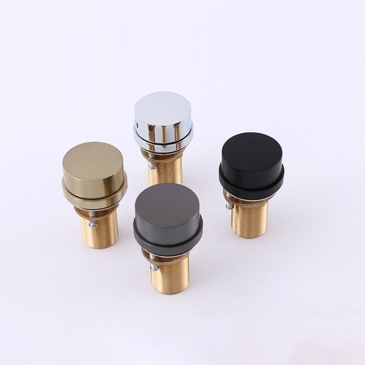 Modern Widespread Sink Faucet Knob Handle Gooseneck Arc Solid Brass Faucet Clearhalo 'bathroom_sink_faucets' 'Conjuntos de Torneiras de Lavatório e Banheiro' 'home_improvement' 'home_improvement_bathroom_sink_faucets' 'Mobiliário Doméstico' 'Página inicial' 'Renovação e equipamento de casa de banho' 'Torneira para lavatório de banheiro' 1200x1200_efc2f04c-c768-4753-a662-b185515875db