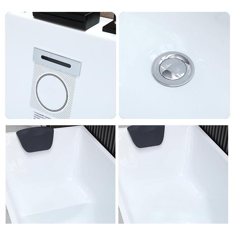 Modern Rectangular Bath Tub Acrylic Alcove Tub for Home in White Clearhalo 'Bathroom Remodel & Bathroom Fixtures' 'Bathtubs' 'Home Improvement' 'home_improvement' 'home_improvement_bathtubs' 'Showers & Bathtubs' 1200x1200_efc35a2d-8dad-4e0e-bdef-33024c3b259e