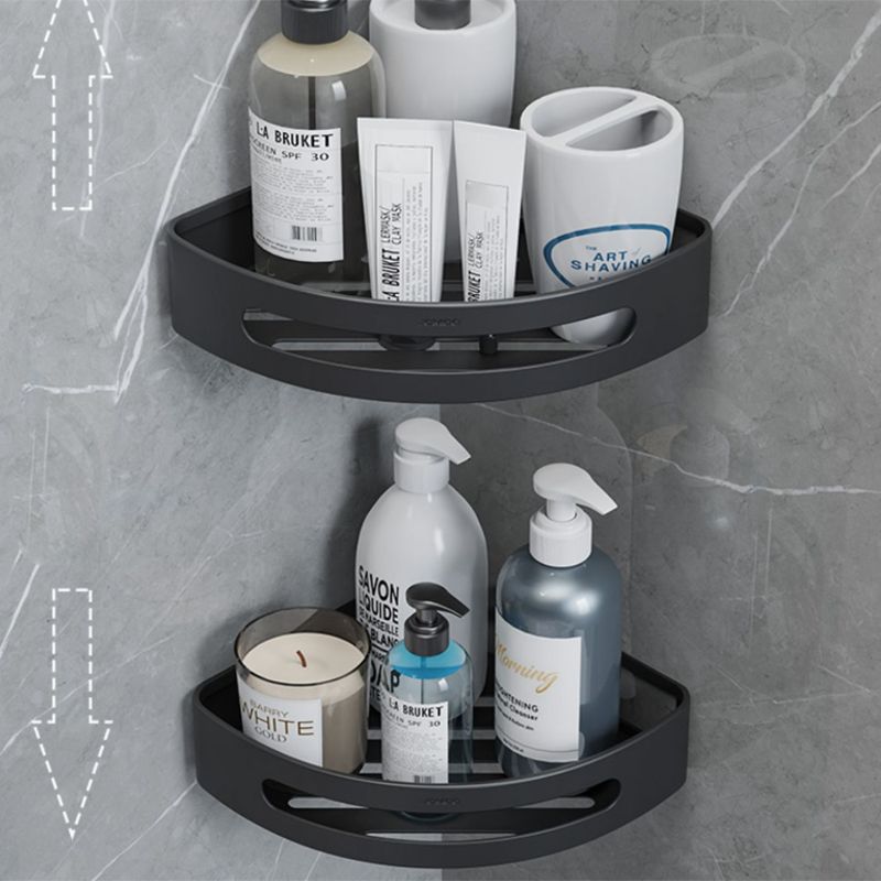 Modern Bathroom Accessory Kit Black Paper Holder Bath Shelf Bath Hardware Set Clearhalo 'Bathroom Hardware Sets' 'Bathroom Hardware' 'Bathroom Remodel & Bathroom Fixtures' 'bathroom_hardware_sets' 'Home Improvement' 'home_improvement' 'home_improvement_bathroom_hardware_sets' 1200x1200_efcb835d-6d10-4c46-97ec-cb822c657497