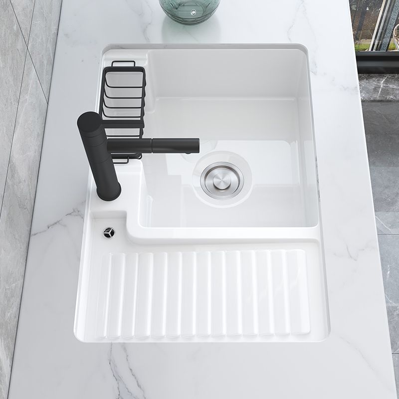 Modern Bathroom Sink Porcelain Rectangular Undermount Bathroom Sink with Pop-Up Drain Clearhalo 'Bathroom Remodel & Bathroom Fixtures' 'Bathroom Sinks & Faucet Components' 'Bathroom Sinks' 'bathroom_sink' 'Home Improvement' 'home_improvement' 'home_improvement_bathroom_sink' 1200x1200_efecb7a0-69ca-4f66-a9bd-941332ad4983