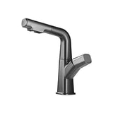 Pull-out 1 Hole Bathroom Faucet with Water Hose Vessel Faucet Clearhalo 'bathroom_sink_faucets' 'Conjunta de Baño y Conjunta de Grifo' 'Coronamiento de Baño y Dispositivo de Baño' 'Grifo del lavabo del baño' 'Hogar' 'home_improvement' 'home_improvement_bathroom_sink_faucets' 'Mejoras para el hogar' 1200x1200_f023e3de-bae3-45c0-842a-6b848fd09f1e