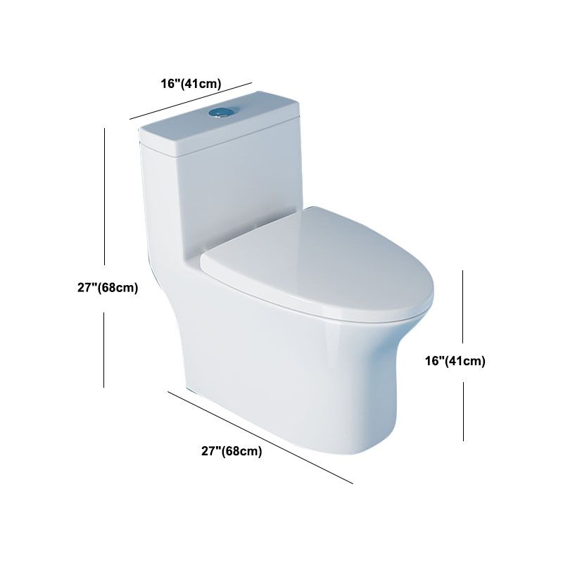 White Elongated One-Piece Toilet Siphon Jet Water Saving Flush Toilet with Toilet Seat Clearhalo 'Bathroom Remodel & Bathroom Fixtures' 'Home Improvement' 'home_improvement' 'home_improvement_toilets' 'Toilets & Bidets' 'Toilets' 1200x1200_f086d00e-3600-4f54-a961-6fa2b6e53ab8