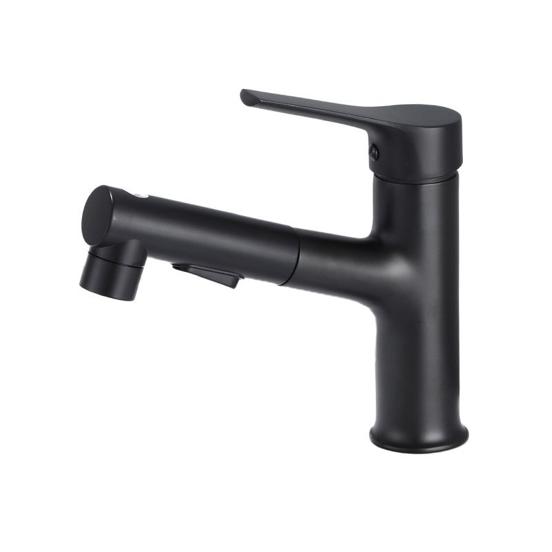 Modern Sink Faucet Solid Color Metal Vessel Sink Bathroom Faucet Clearhalo 'Bathroom Remodel & Bathroom Fixtures' 'Bathroom Sink Faucets' 'Bathroom Sinks & Faucet Components' 'bathroom_sink_faucets' 'Home Improvement' 'home_improvement' 'home_improvement_bathroom_sink_faucets' 1200x1200_f0a3c4fd-6040-4dfc-a9eb-3ffaff5b10e9