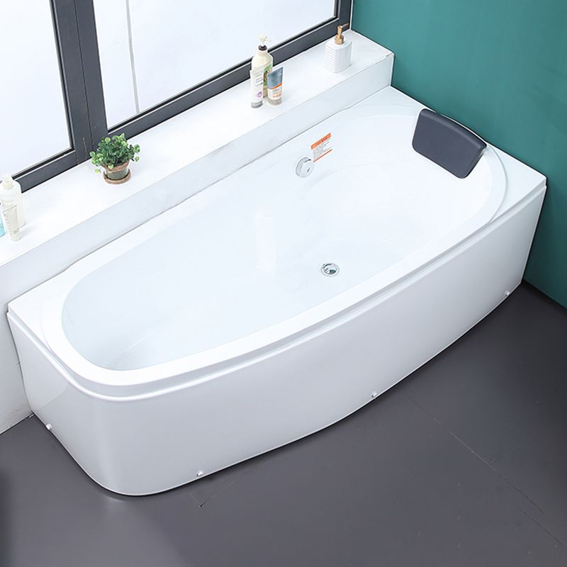 Modern Free Form Bathtub with Drain and Overflow Trim Acrylic Bath Clearhalo 'Bathroom Remodel & Bathroom Fixtures' 'Bathtubs' 'Home Improvement' 'home_improvement' 'home_improvement_bathtubs' 'Showers & Bathtubs' 1200x1200_f0a8ab3b-1699-4a08-9b38-20a4612588c9